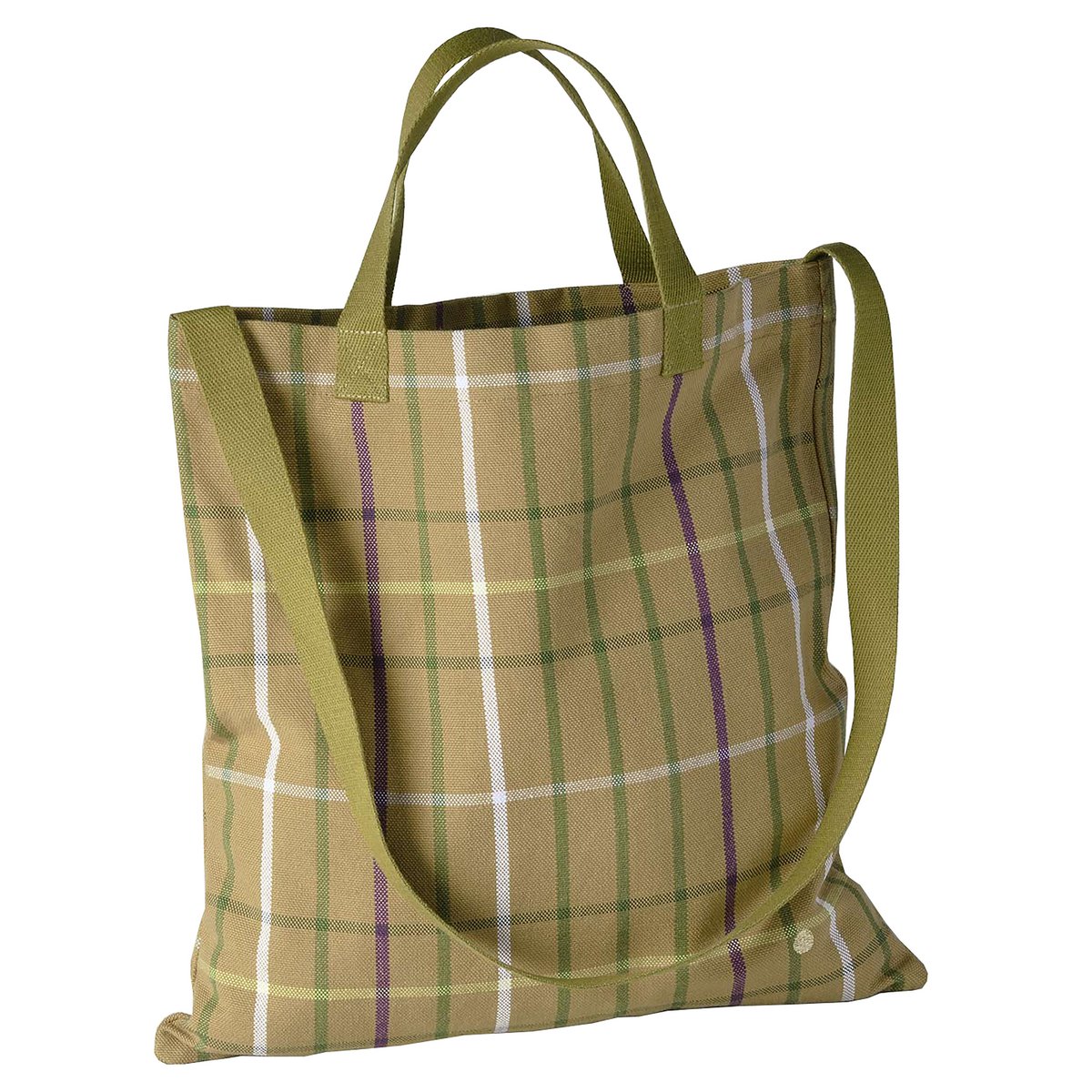 Sac de ville VIVARAISE en tissu résistant, couleur beige, avec poignées élégantes