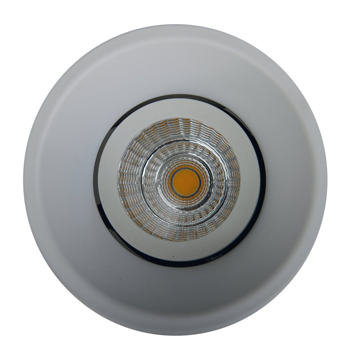 LED construit -in spot "taro" Ø 9,4 cm, 10 cm de profondeur, en métal blanc, 6 watts, blanc chaud