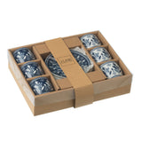 Détails de la boîte J-Line en céramique bleu foncé