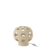 Détail de la finition en céramique de la lampe Globe J-Line