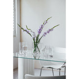 Vase en verre FUSION 20, design innovant et transparent, 20 cm