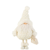Détail du Sac Cadeau Père Noël, en textile blanc, parfait pour vos cadeaux.