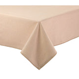Nappe recyclée Delia Naturel 170x170 en beige et blanc, élégante et durable