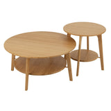 Ambiance chaleureuse avec la table d'appoint en bambou