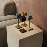 Lampe de table sans fil Sarphati Mini moka marron