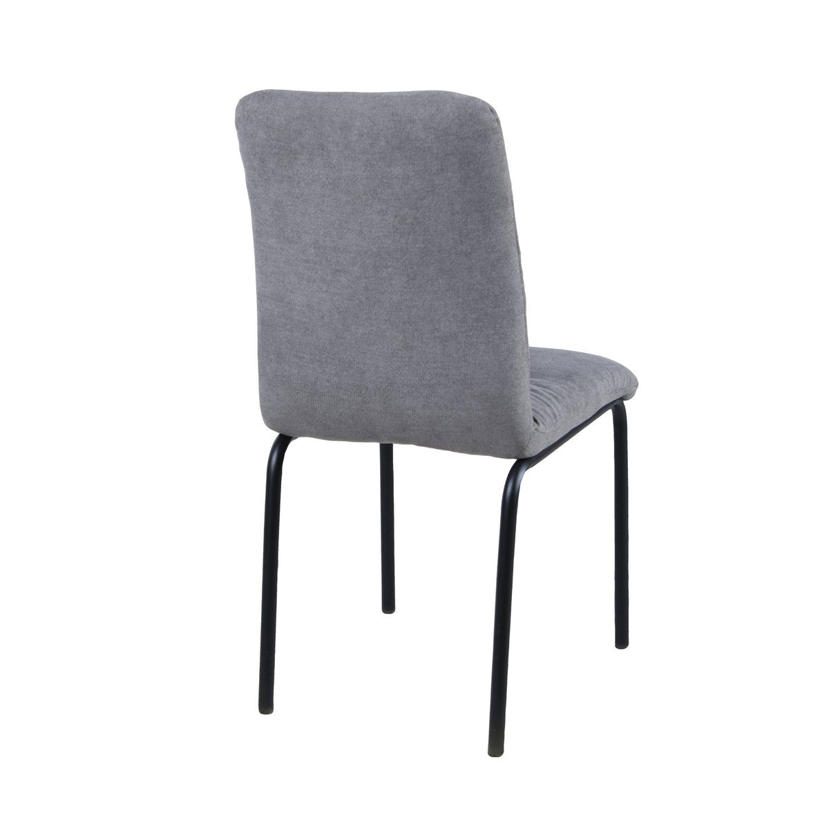 Vue rapprochée du cadre en acier de la chaise moderne