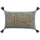 Coussin brodé Kori Ciel 30 x 50