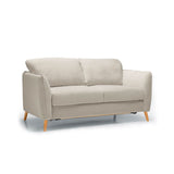 Détail du tissu Aquaclean® du canapé convertible Lucy, élégant et résistant