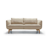 Moa bouclette Light Beige - Vue de face