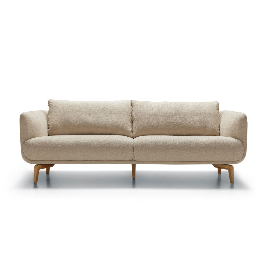 Moa bouclette Light Beige 3 places