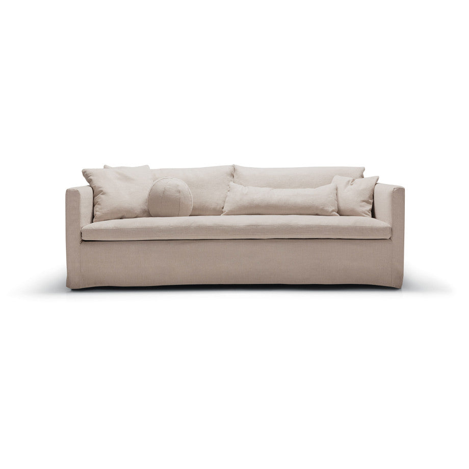 Détail du coussin d'assise du canapé Lill, texture douce