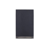 Lampe murale extérieure "Cubus", en métal et en verre en anthracite, socket gu10