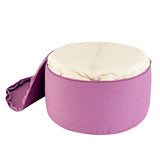 Coussins de yoga méditation oreiller coussin des yeux coussin de siège autour de Ø31xh20cm couverte