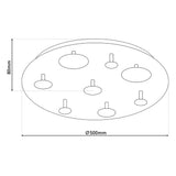 Plafonnier LED "Firenze"