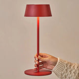 Lampe de table rechargeable rouge Hugo Berry