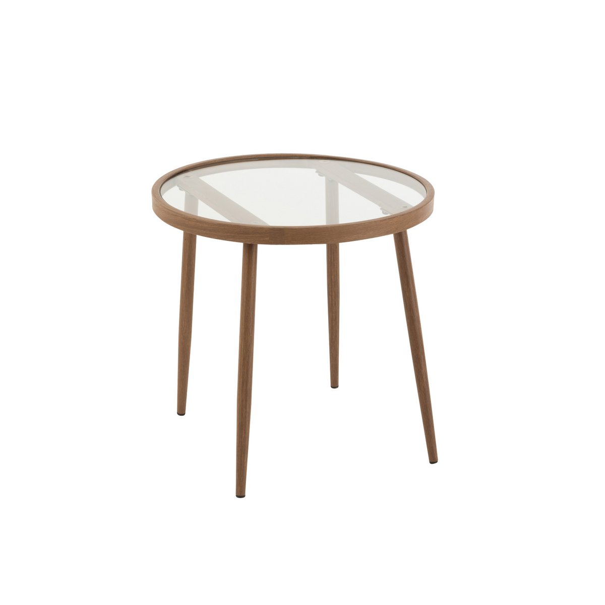 Table d'appoint J-Line Round, gros plan sur la finition