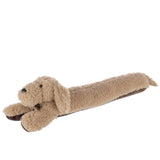 Butée de porte J-Line Chien en polyester beige, design élégant et pratique