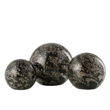 Presse-papier J-Line Stardust - verre - or/noir - grand