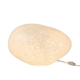 Lampe J-Line Dany Stains Ovale, détail du verre blanc