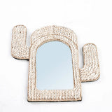 Le Miroir Coquille de Cactus - Blanc