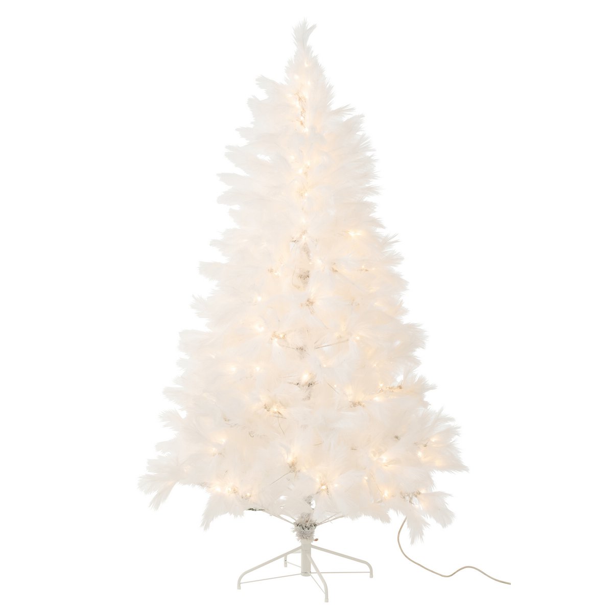 Sapin de Noël J-Line Pampa, éclairage LED en soirée