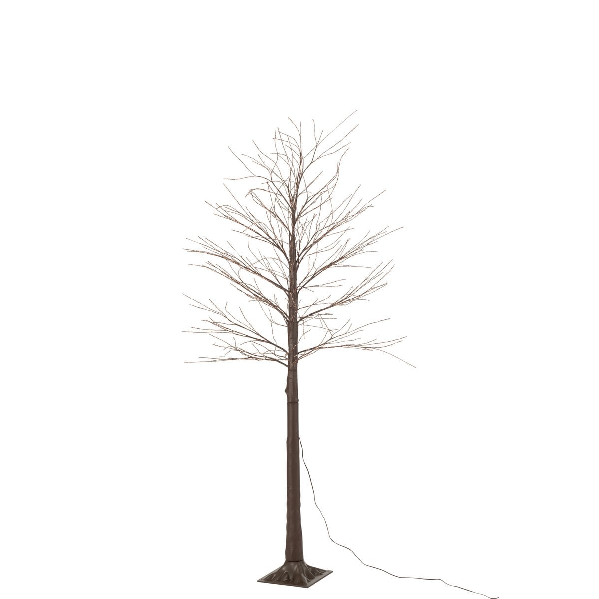 Suspension J-Line Boom 2000 Led en métal marron, vue frontale