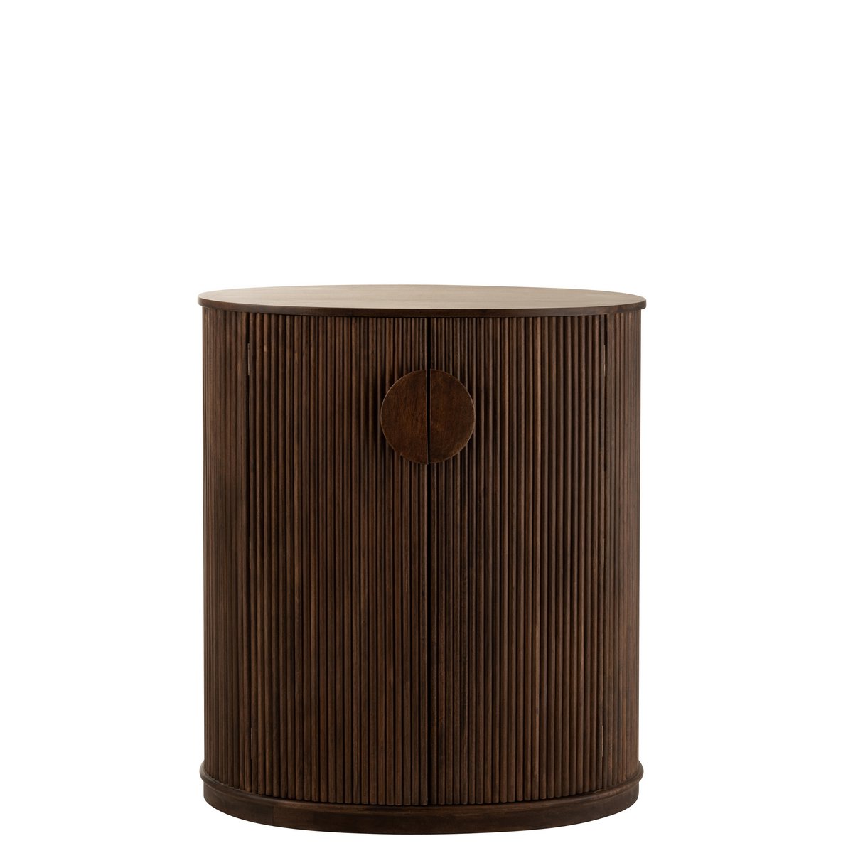 Détail de la texture du bois de l'armoire J-Line Reyi
