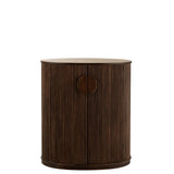 Détail de la texture du bois de l'armoire J-Line Reyi