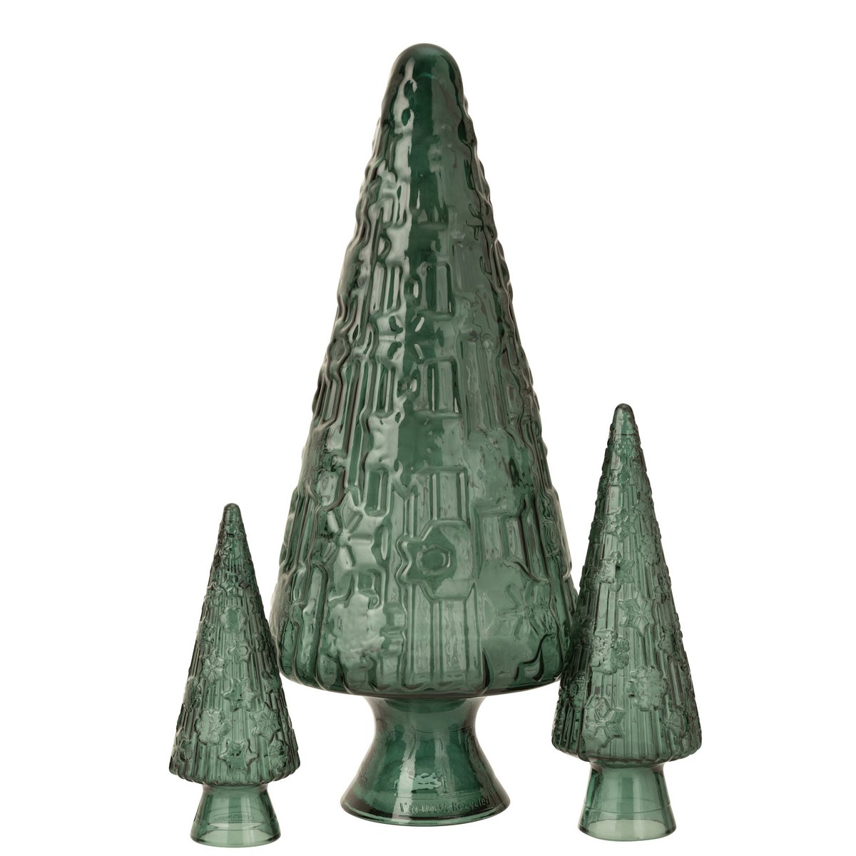 Détail du Sapin de Noël Cône J-Line, texture en verre