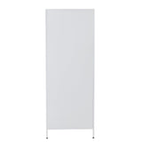 Vitrine J-Line - métal/verre - blanc - 120 cm