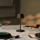 Lampe de table sans fil Sarphati Mini moka marron