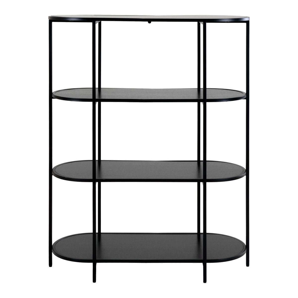 Étagère Vita Black avec objets décoratifs