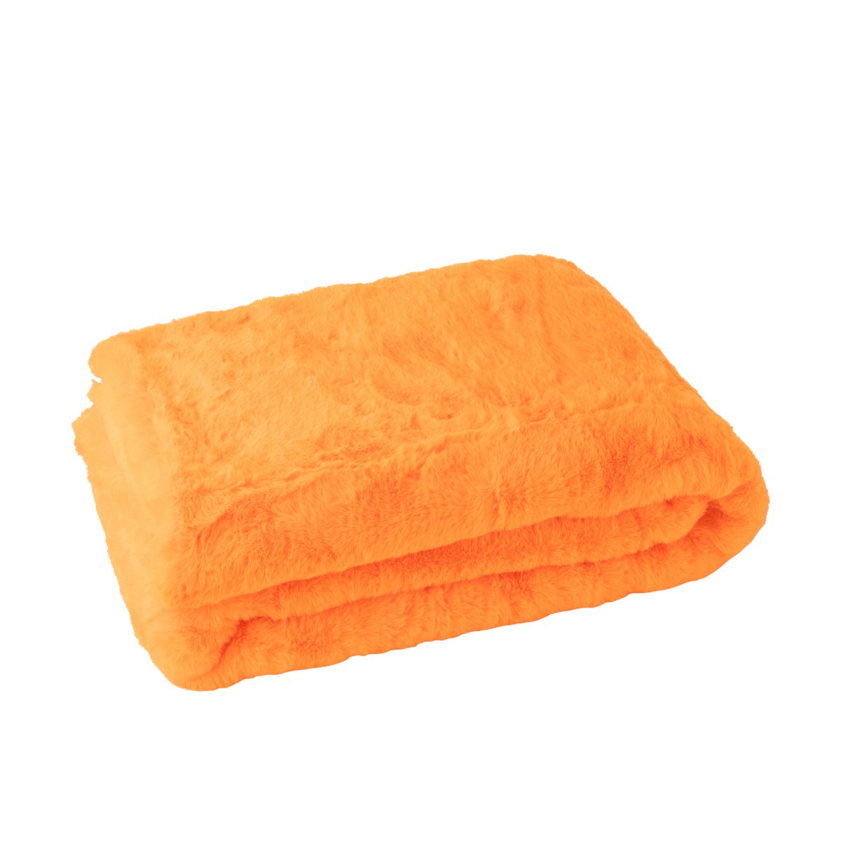 Couverture J-Line Cutie en polyester orange - vue générale