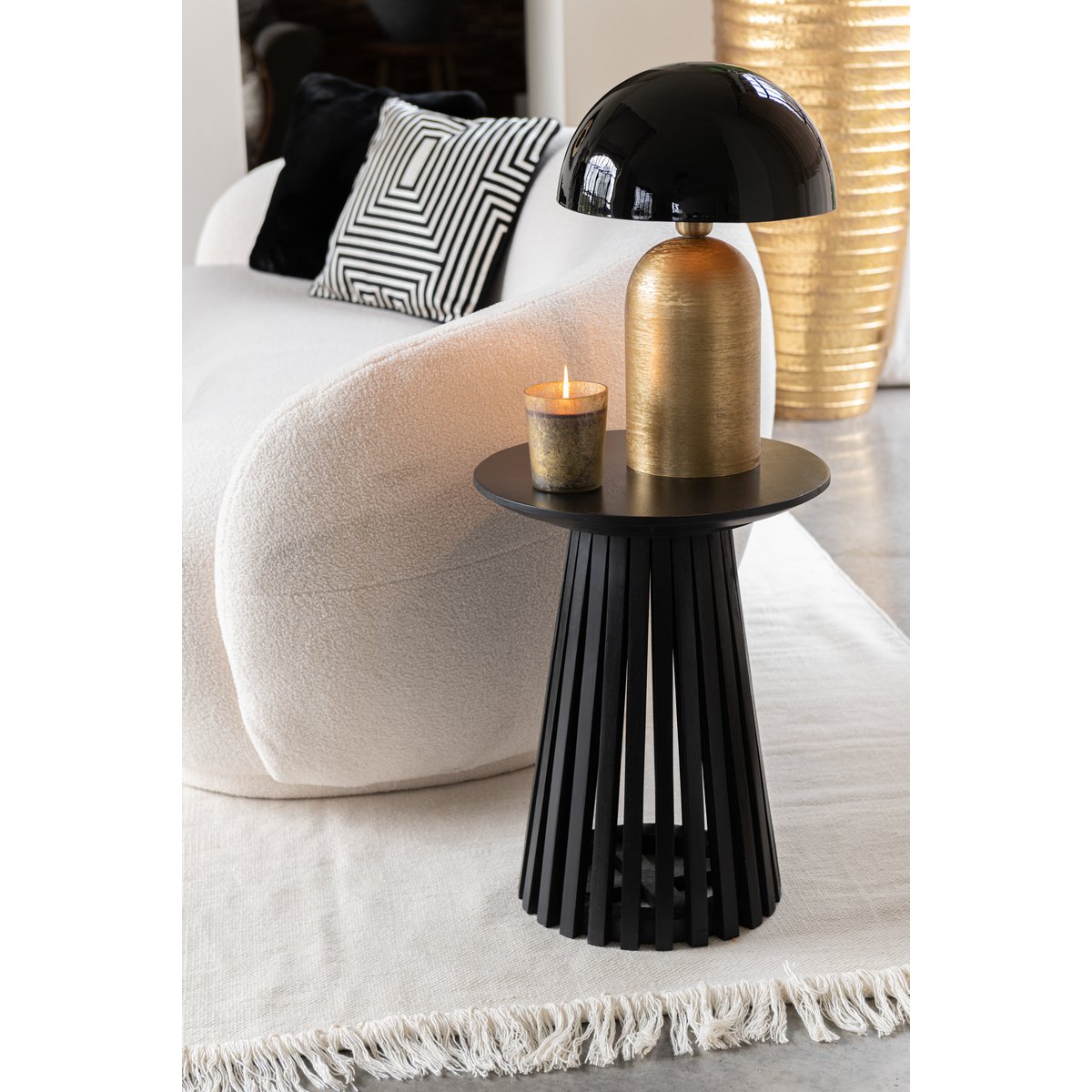 Bougie M-Chic dans un décor moderne, ajout de luxe à l'espace