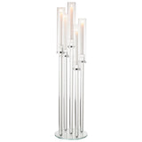 Détails du bougeoir J-Line, design raffiné en verre