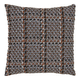 Coussin Nara en polyester marron sur canapé
