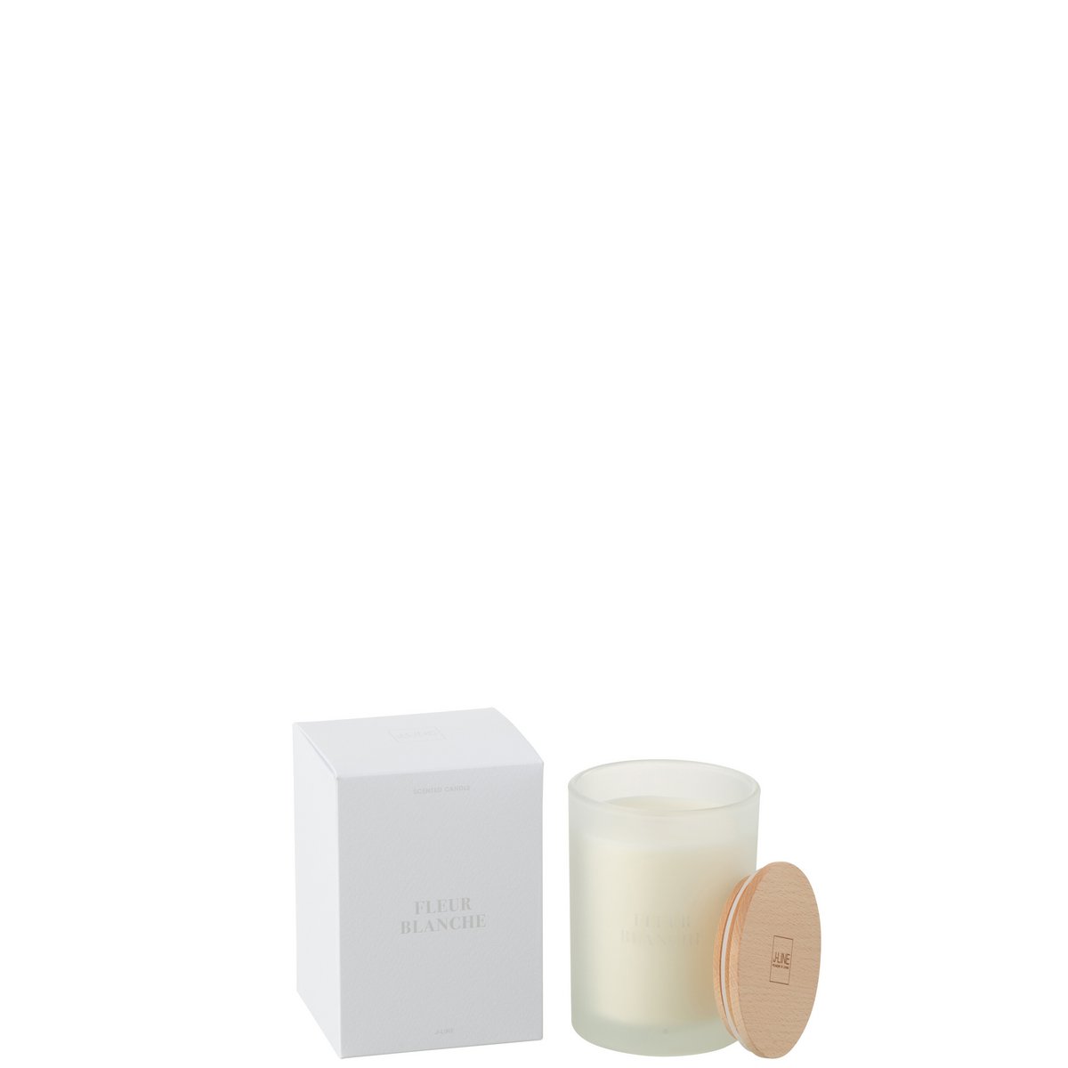 Bougie Fleur Blanche dans un intérieur moderne