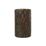 Vue latérale de la lanterne J-Line Mosaic Curve, design raffiné