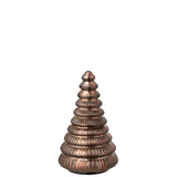 Bougie J-Line Tree Ribbed sur une table élégante, ambiance chaleureuse.