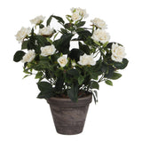 Plante artificielle Rosier Blanc
