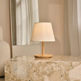 Lampe en bois marron clair Emily