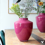 Vase Tujela Mave en verre soufflé