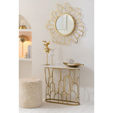 Vue latérale du miroir Liline J-Line, design contemporain