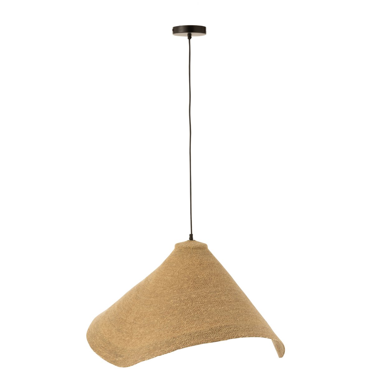 Lampe J-Line Cone suspendue dans un salon moderne