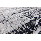 Tapis Eco Metro Noir & Blanc - Dimensions variées