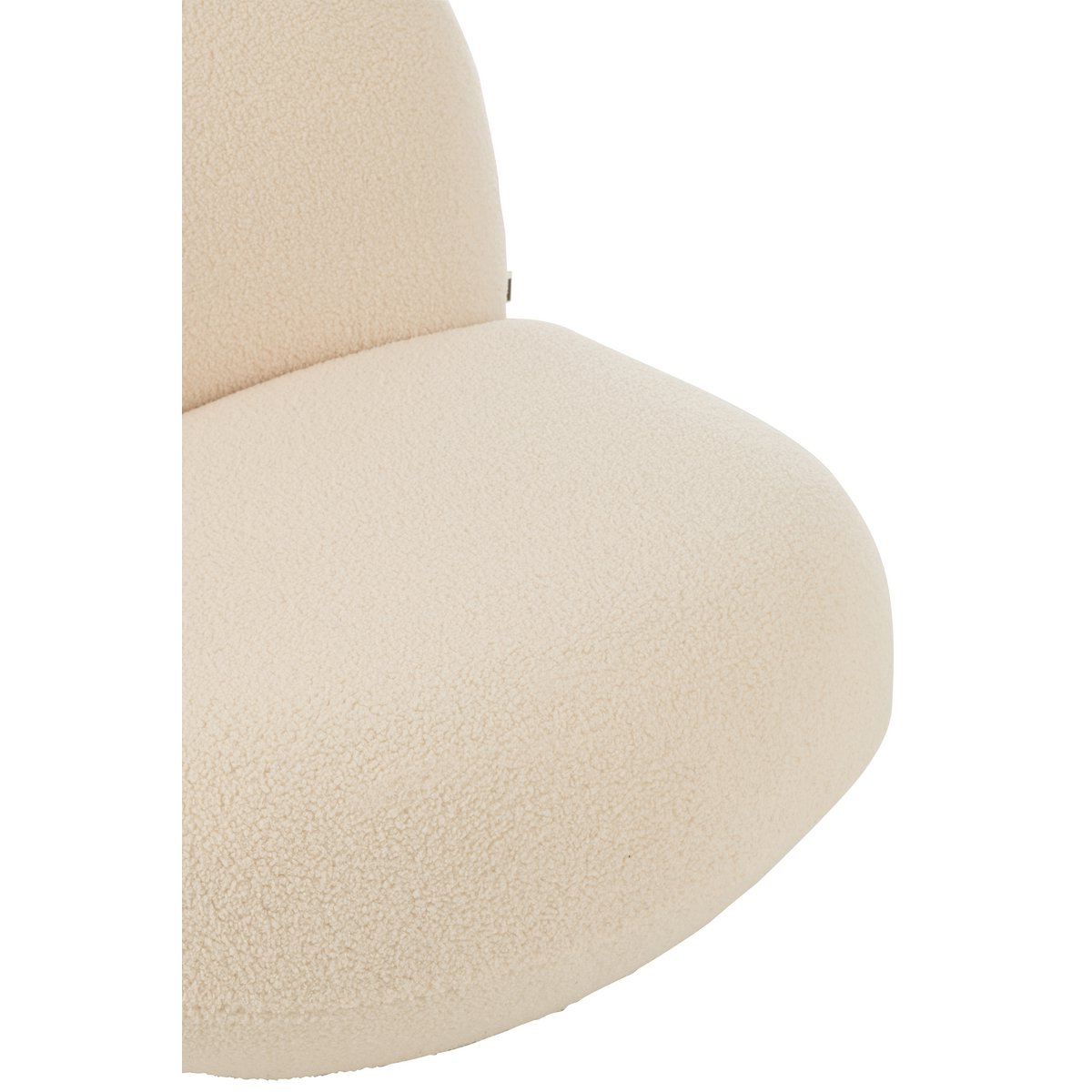Chaise longue J-Line Snow, détail de l'accoudoir