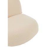 Chaise longue J-Line Snow, détail de l'accoudoir