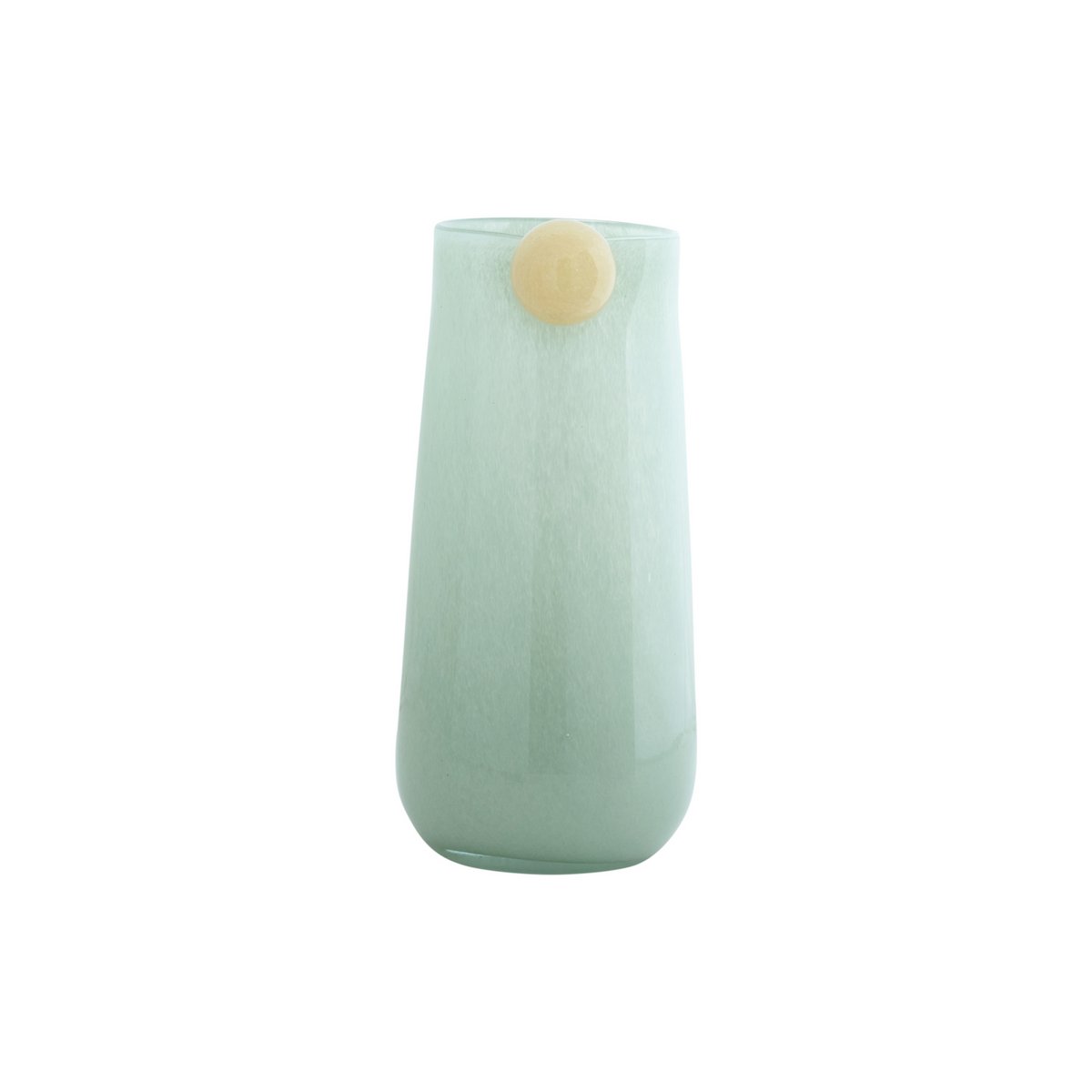 Vase Bolita Grand en verre gris avec formes organiques