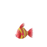 Poisson décoratif J-Line en métal multicolore, design moderne