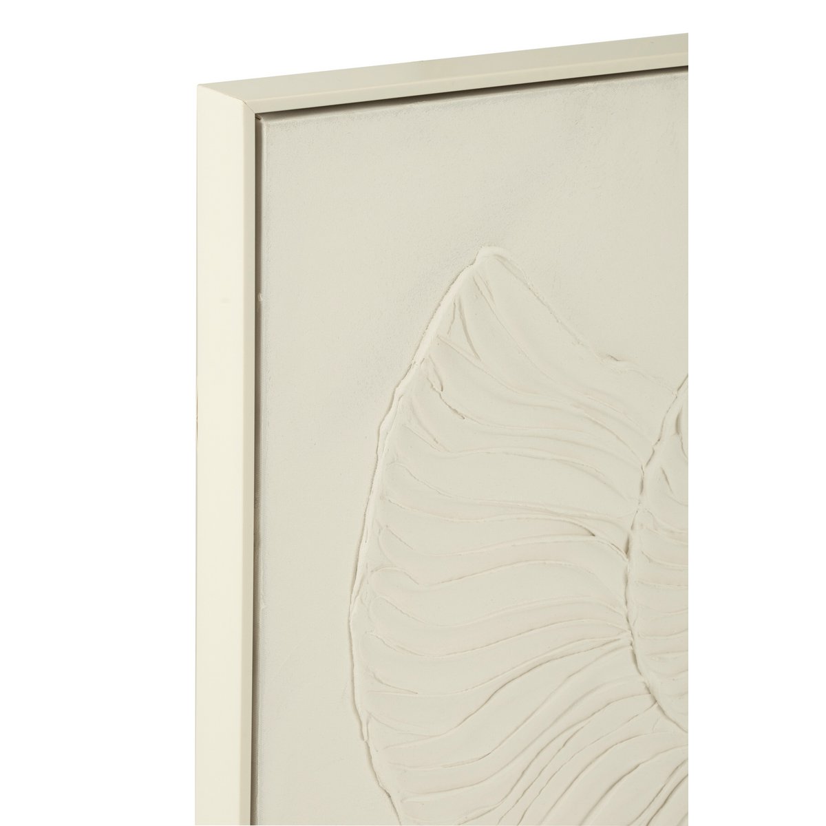 Peinture Acrylique Coquille J-Line sur toile blanche, vue avant